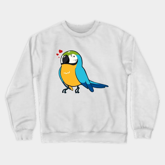 Macaw 1 Crewneck Sweatshirt by Shemii